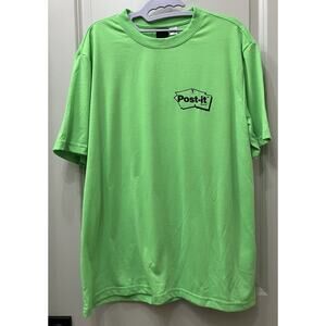 Neon Green Post It Note Tshirt Size M